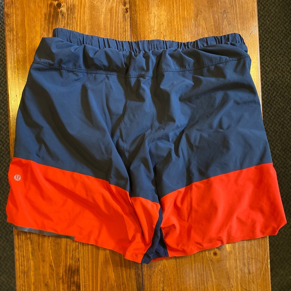 2 LLL Shorts - Red/Blue & White XL